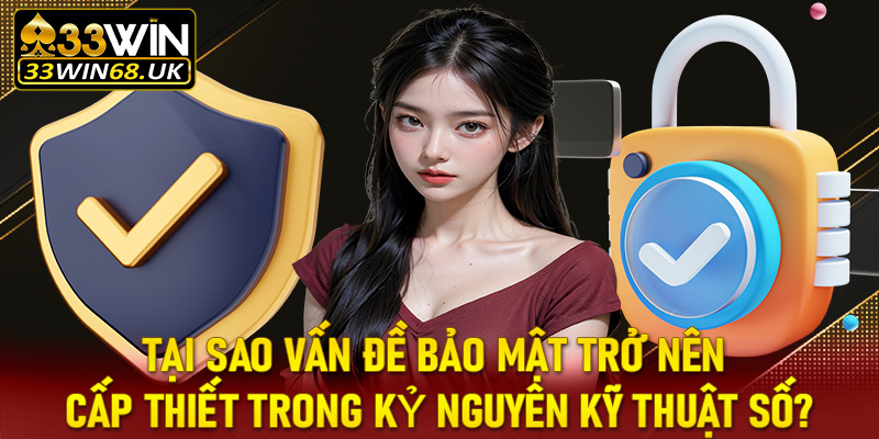 Tại sao vấn đề bảo mật trở nên cấp thiết trong kỷ nguyên kỹ thuật số?